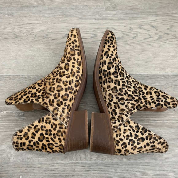 Coconuts leopard fur ankle boots - Picture 6 of 8